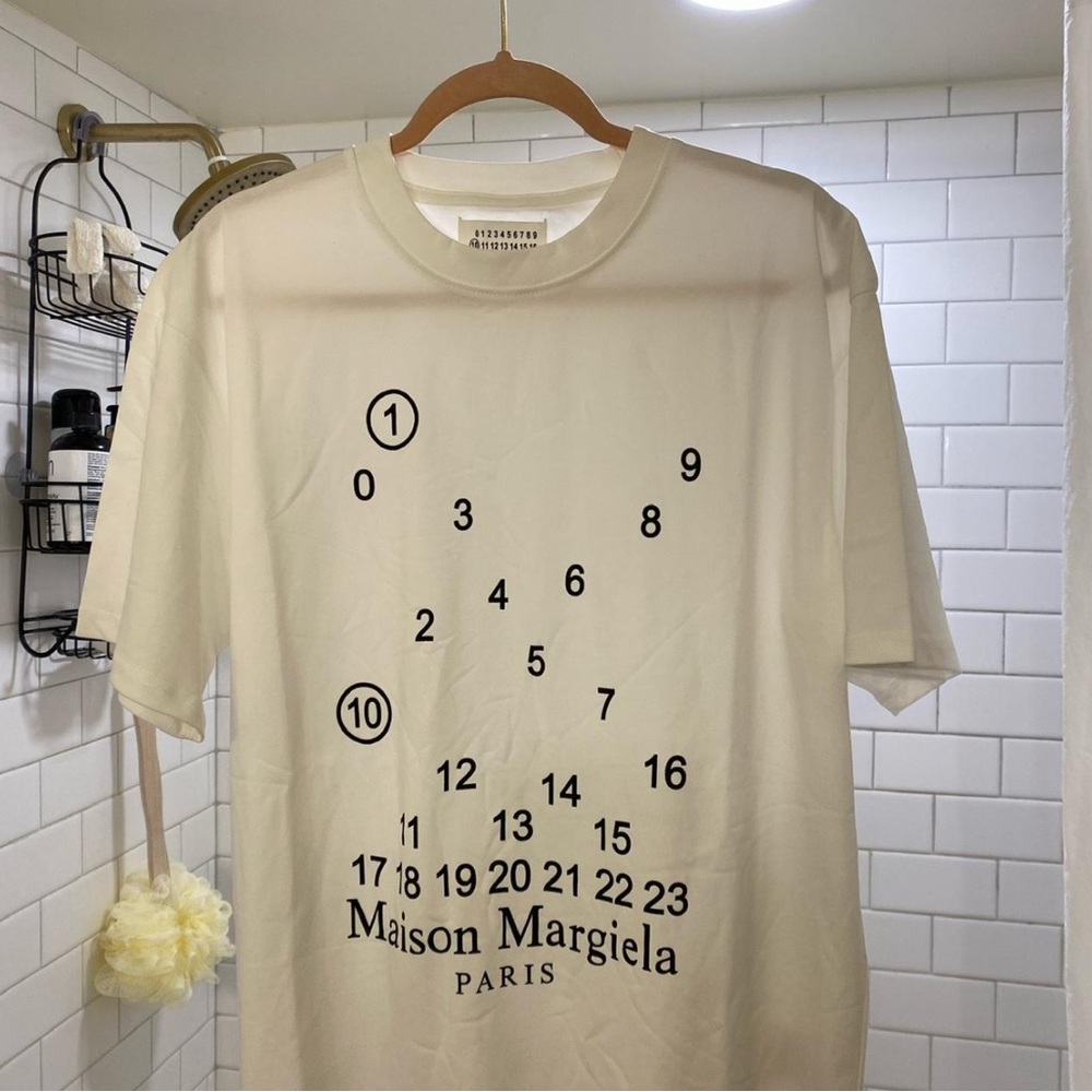 Maison Martin Margiela White Short Sleeve Tee - Picture 1 of 3